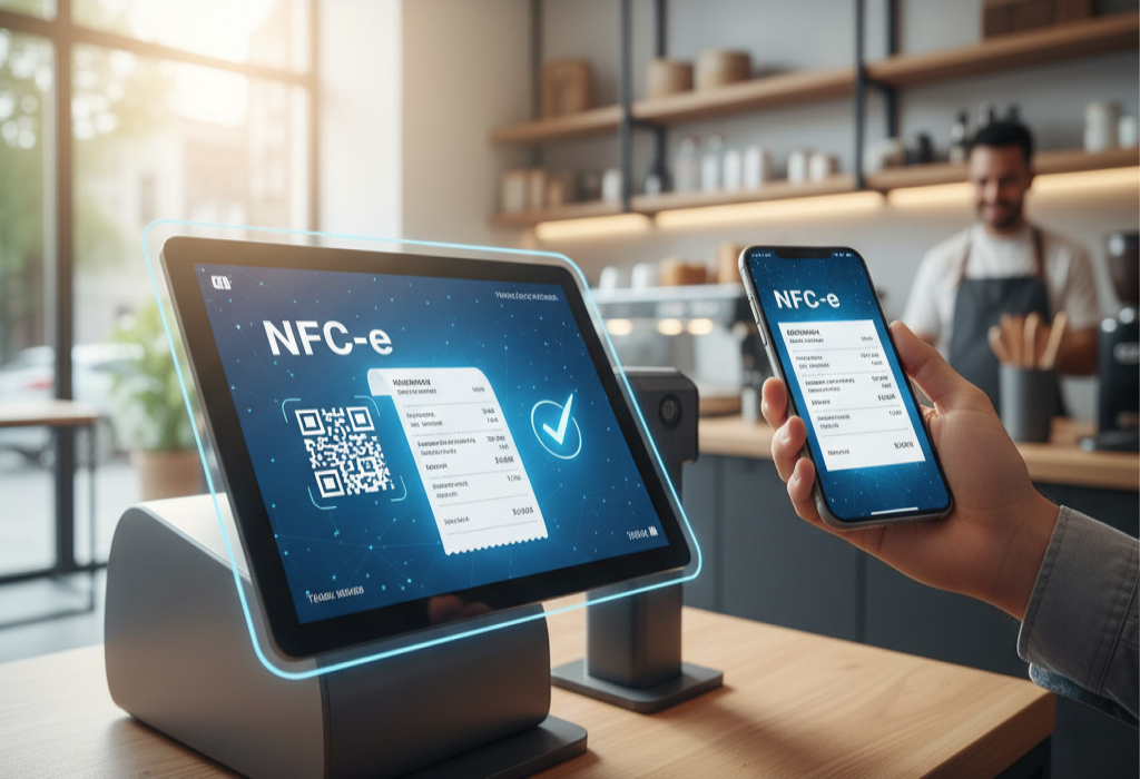 Tela de Emissão de NF-e e NFC-e rápida e segura no Prime Sistema